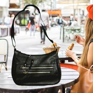 Genuine Leather Y2K Era Crossbody /Shoulder bag Great American Leatherworks